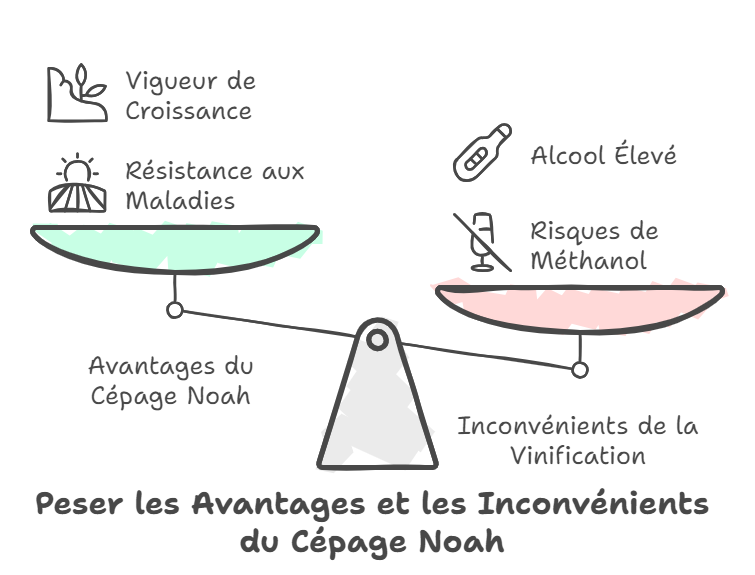 Avantages et inconvénients du cépage Noah